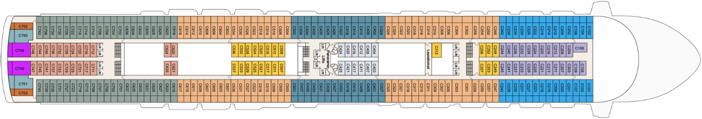 Princess Cruises Crown Princess Deck 10 - Caribe.png